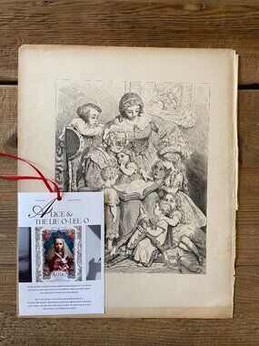 Gustave Dore, Fairy Tales Retold, Antique Woodcut Engraving, Vintage Art